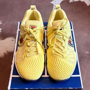 Fila Speedserve Energized Yellow Pickleball Sneakers